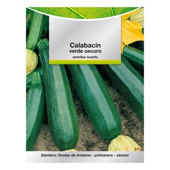 Graines de courgettes vert foncé (5 grammes) Graines de légumes, horticulture, horticulture, graines de jardin.