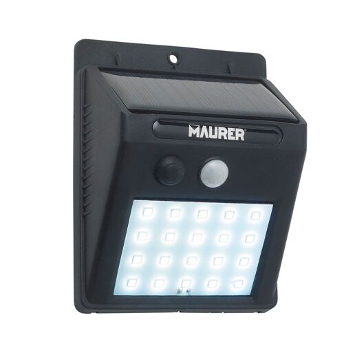 Aplique Foco Solar LED Exterior IP65,  200 Lumenes,  Sensor Movimiento y Crepuscular,  Foco Led Bateria,  Foco Solar Bateria,