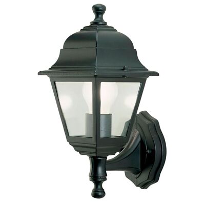 Garden Lantern Low Support Black