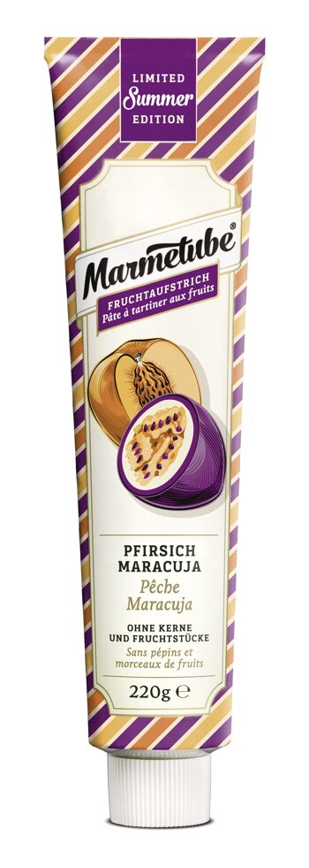 Marmetube pêche fruit de la passion 1