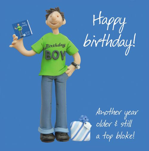 Top Bloke birthday card