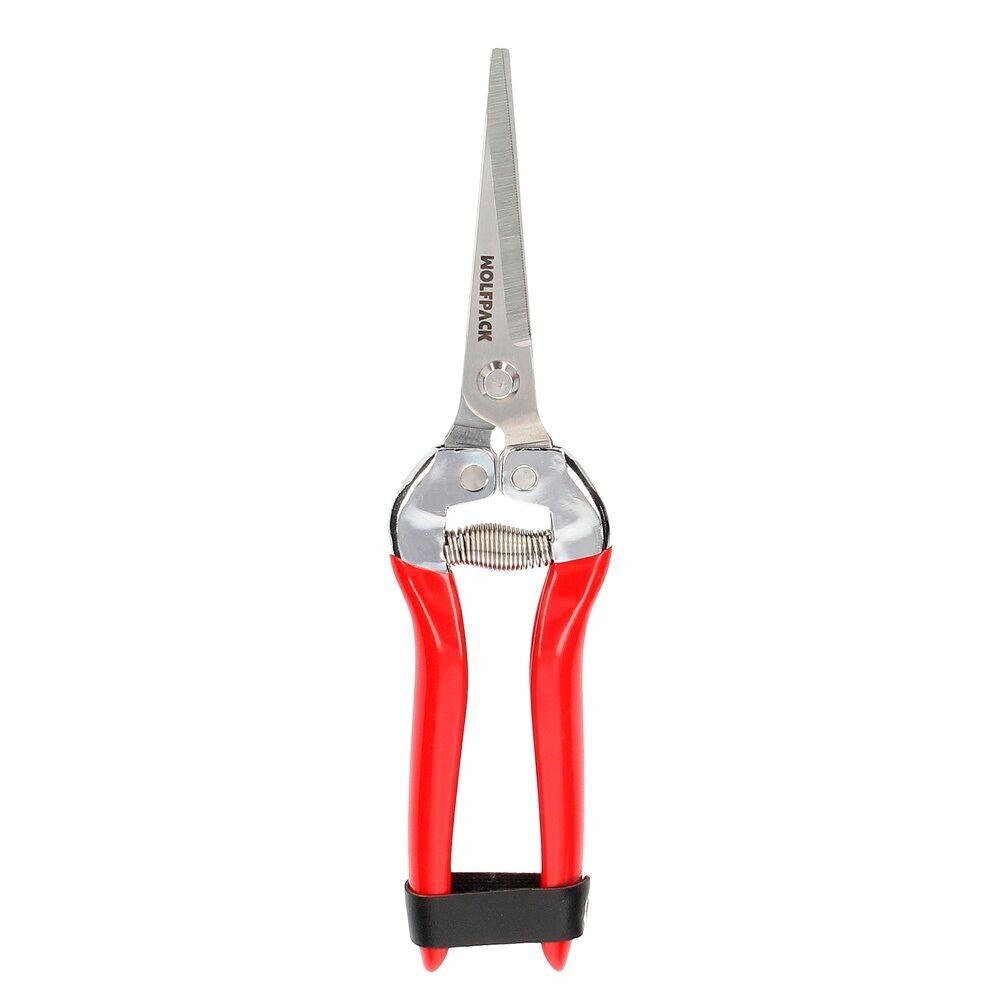 Forbici da raccolta 200 mm.  1 mano P-1802, lame in acciaio inossidabile.