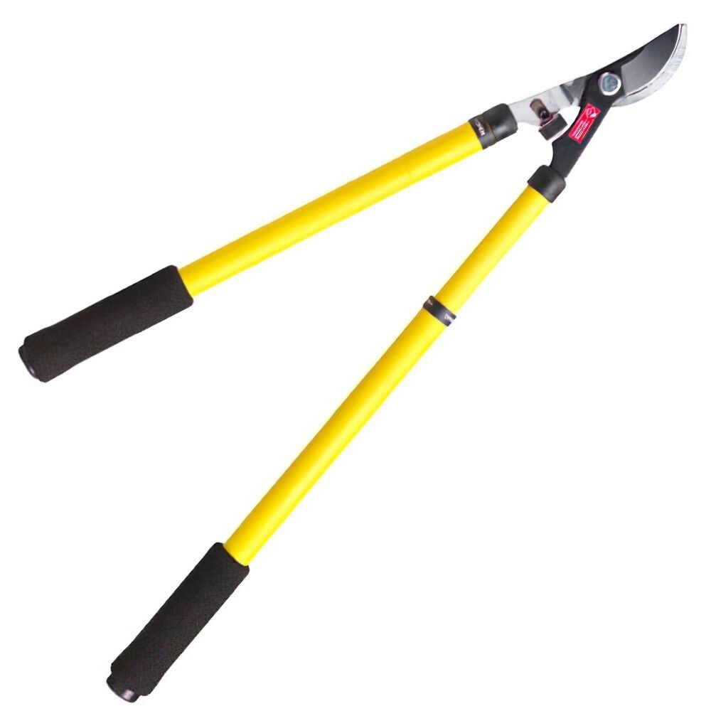 Professionelle Gartenschere, Teleskopstahl, 2 Hände