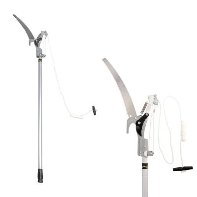 Branch Cutter With Saw Extendable Aluminum Handle 1.8 to 2.8 Meters