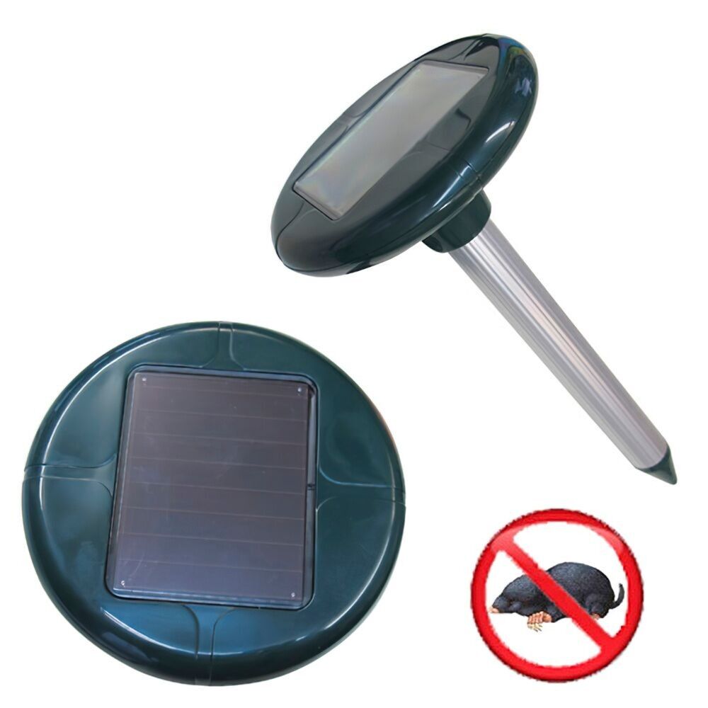 Solar Ultrasonic Repeller for moles 625 m².