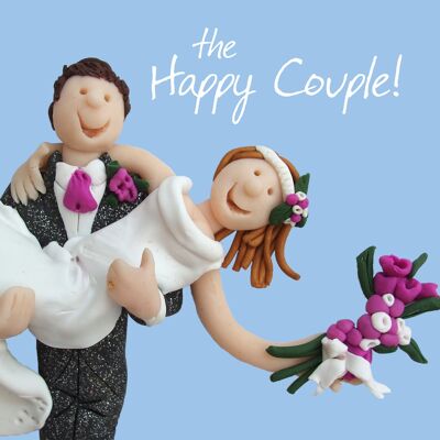 The Happy Couple wedding card