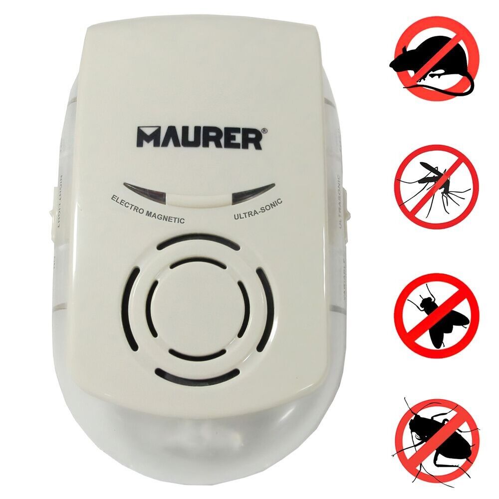 Ultrasonic and Electromagnetic Repeller for Mice and Insects