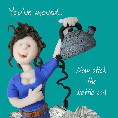 You've Moved - Kettle -new home card