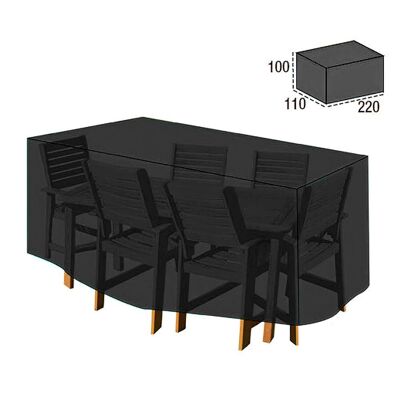 Housse de table/ensemble 100x110x220 cm.