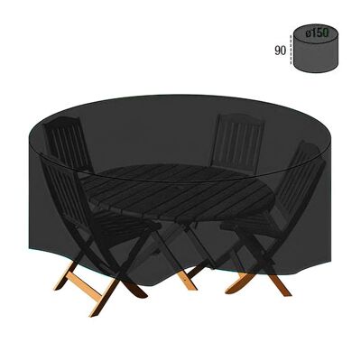 Tischdeckenhülle / Set Durchmesser 150x90 cm.