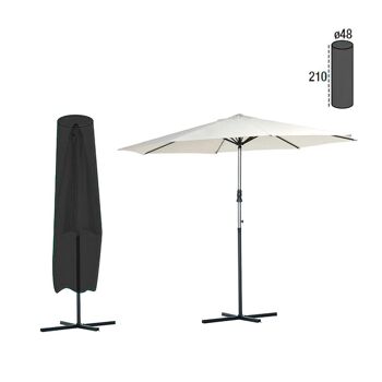 Housse de parasol diamètre 48x210 cm.