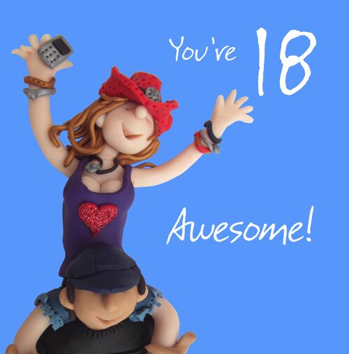 18 Awesome numbered birthday card