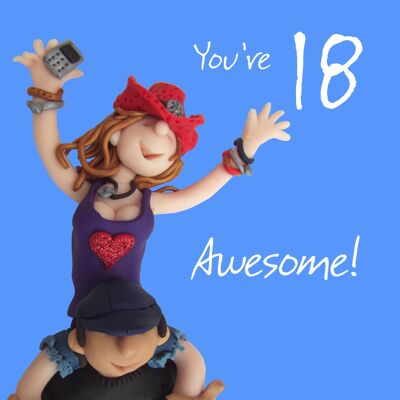 18 Awesome numbered birthday card