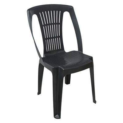 Stella Monobloc Resin Chair Without Arms Stella Anthracite