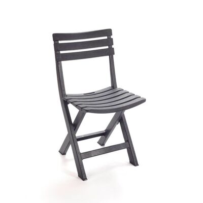 Folding Resin Chair "Komodo" Anthracite