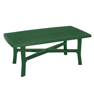 Green Resin Table 180x100 cm.