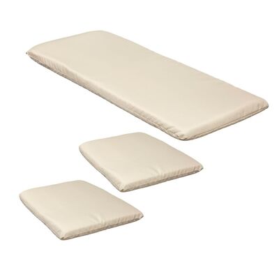 Beige Veranda Resin Cushion Set, 100% polyester, Removable cover