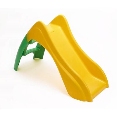 Tuki Yellow and Green Resin Slide 120x56x75 (Ht.)cm.