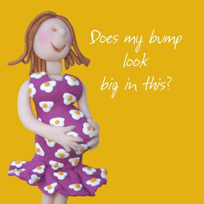 Bump - baby on the way card