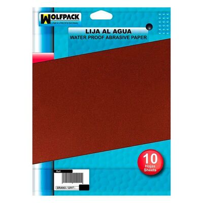 220 Grit Water Sandpaper (Pack of 10 Sheets)