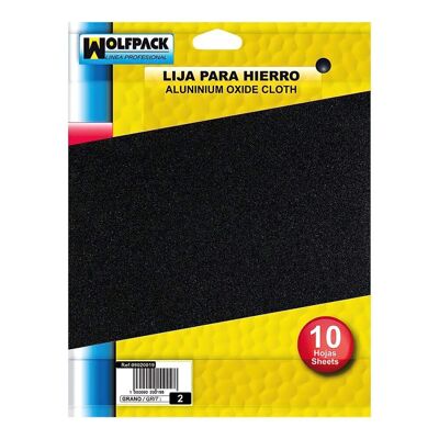 0 Fine Iron Sandpaper (Pack of 10 Sheets)