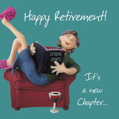 Tarjeta de jubilación - saludos New Chapter