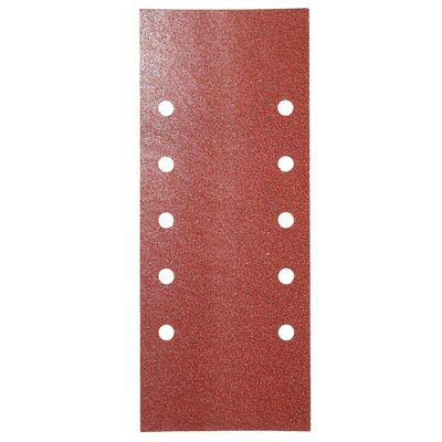 Replacement sandpaper with Velcro 115x280 mm. with 180 Grain Holes (10 Pieces)