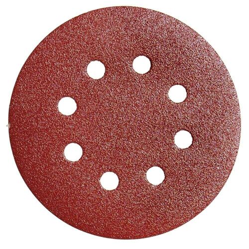 Lija recambio velcro disco " 125 mm. con agujeros grano 240 (10 Piezas)