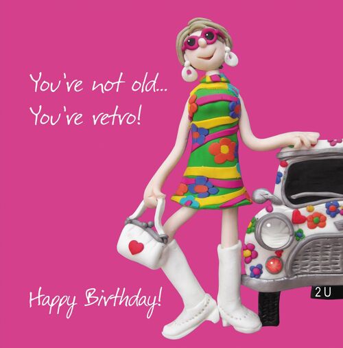 Retro - birthday card