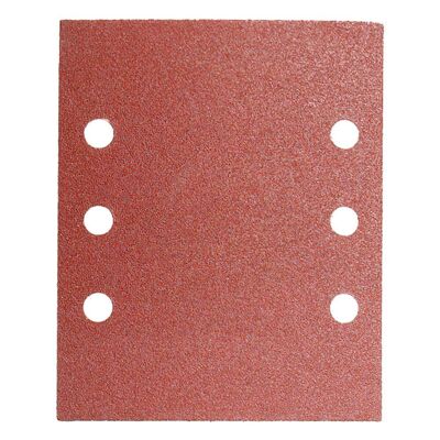 Replacement sandpaper with Velcro 114x140 mm. With 40 Grain Holes (10 Pieces)