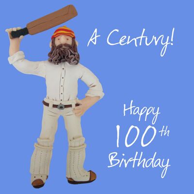 100th - Century! Numbered birthday card