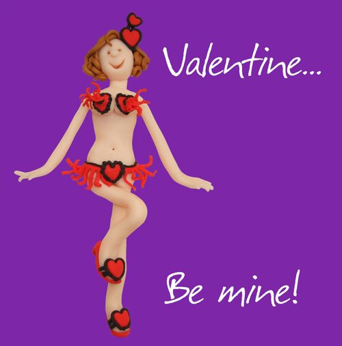 Valentine card - Heart Bikini