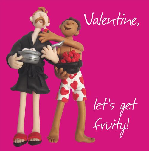 Valentine card - Lets Get Fruity