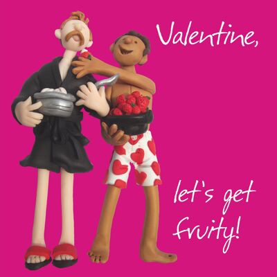 Carte Saint Valentin - Lets Get Fruity