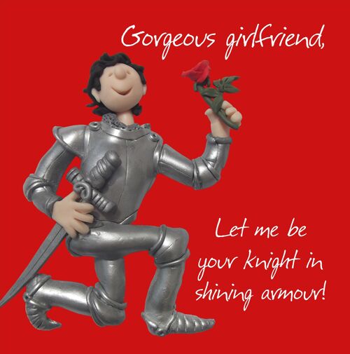 Gorgeous Girlfriend Valentines card