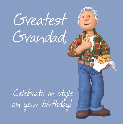 Greatest Grandad birthday card