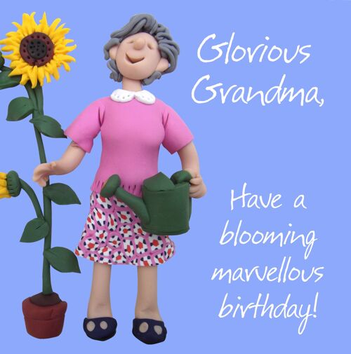 Glorious Grandma birthday card
