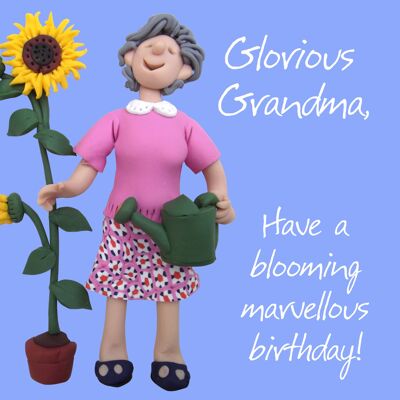 Glorious Grandma birthday card