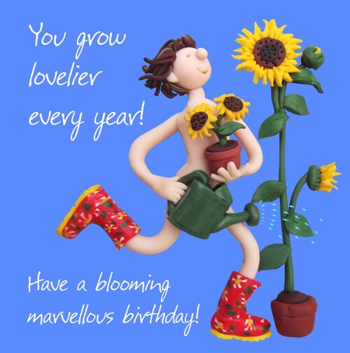 Blooming Marvellous birthday card