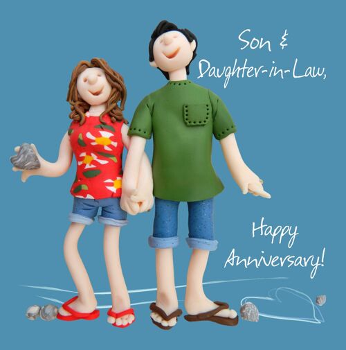 Anniversary card - Son & Daughter-In-Law