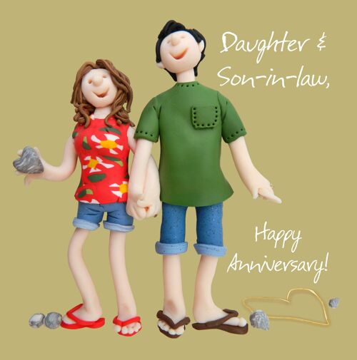 Anniversary card - Daughter & Son-In-Law