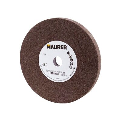 Maurer Corindon grinding wheel 125x20x16 mm. 80 grit