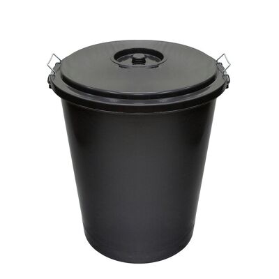 Community Plastic Trash Can With Lid 50 Liters