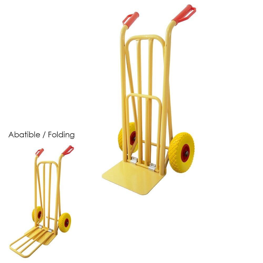 Roues pleines de chariot d'entrepôt de pelle pliante