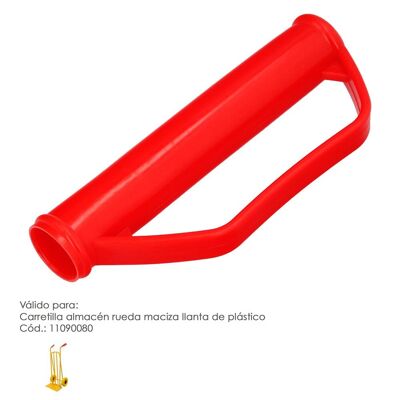 Replacement Plastic Handle For Warehouse Trolley Solid Wheel