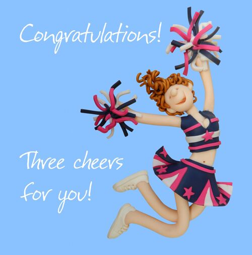 Congratulations Cheerleader card