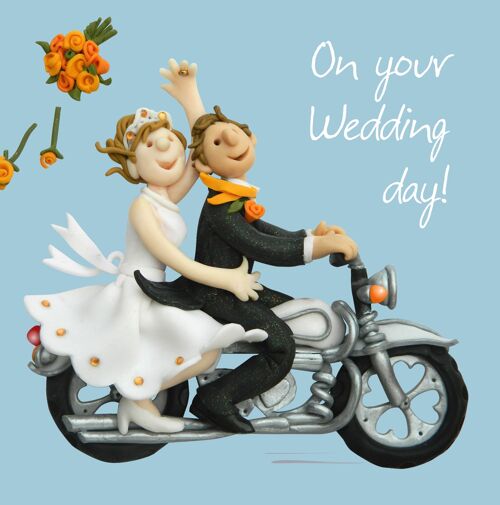 Wedding card - Motorbike