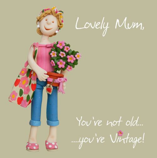 Vintage Mum birthday card