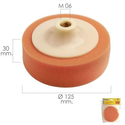 Sponge Polishing Disc For Grinder / Polisher "125 mm. M14