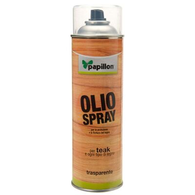 Spray d'huile protectrice pour bois 500 ml.